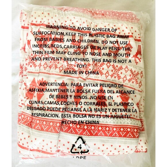 Women's Jammies For Your Families Candy Cane Fairisle Pajama Top & Jogger L, NWT - Picture 8 of 9